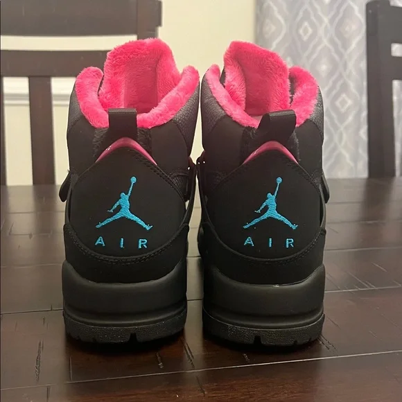 Nike Air Jordan Flight 45 TRK Trek Shoes Sneakers Boots 467956 008 Girls Youth 6 - Picture 9 of 16